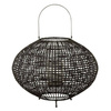 J-LINE rattan lantern black