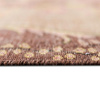 Wool knotted rug floral pink (200x300)