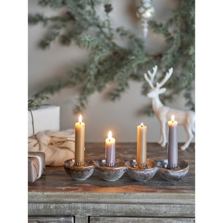 Świecznik adwentowy Bloomingville KALIA brązowy