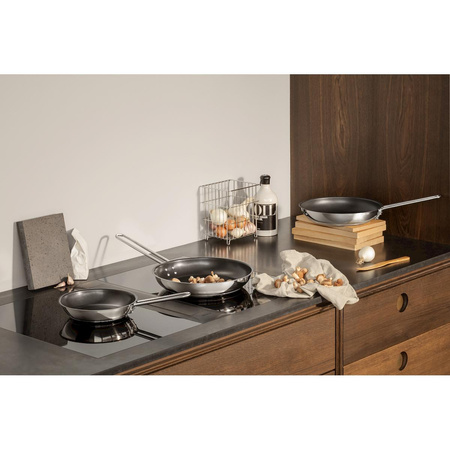 Patelnia z powłoką Slip-Let® Eva Trio STAINLESS STEEL srebrna Ø20 cm