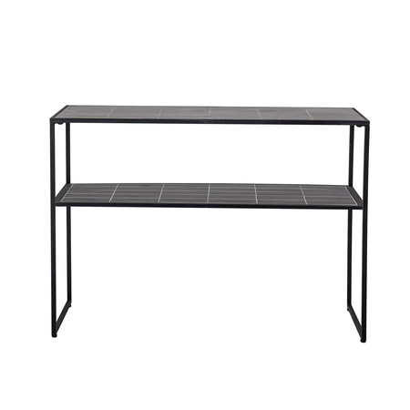 June Console Table, Black, Stone