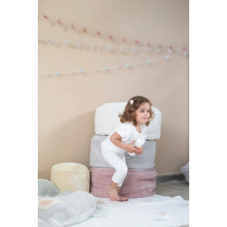 Puf Lorena Canals CHILL IVORY biały