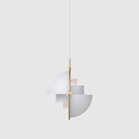 Lampa wisząca Gubi Multi-Lite biało złota