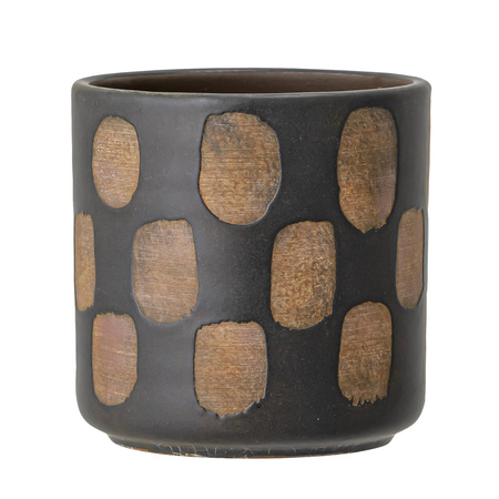 BLOOMINGVILLE AVO black flowerpot