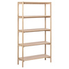 Bookcase SYCAMORE Unique white pigmented