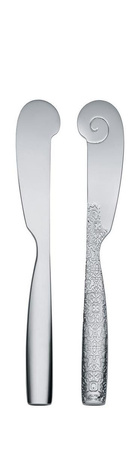Zestaw noży do masła 6 szt. Alessi Dressed srebrny