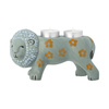 Leander Votive, Blue, Stoneware