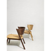 Oblique Lounge Chair Seat Natural