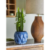 Posey Flowerpot, Blue, Stoneware