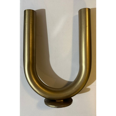 MADAM STOLTZ PIPE brass double vase (outlet)