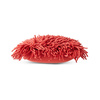 Rugged woolen cushion cherry red (50x50cm)