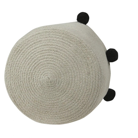 Kosz Lorena Canals NATURAL BLACK czarny