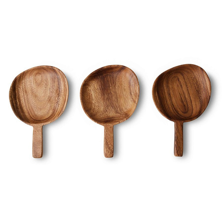 Półmisek akacjowy HKLIVING ACACIA naturalny rozmiar M