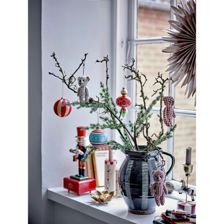 Kota Ornament, Grey, Glass