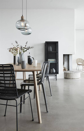 Set of 3 HÜBSCH GREY vases