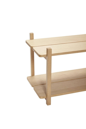 Double shelf HÜBSCH MASON natural size M