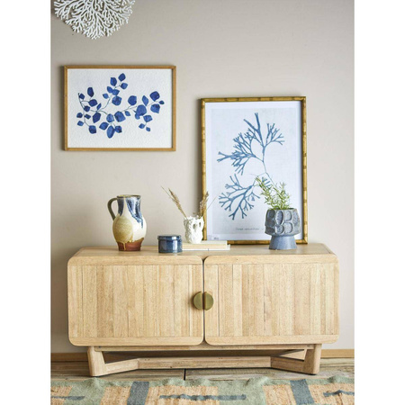 Serrone Cabinet, Nature, Rubberwood