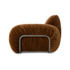 Arc lounge fauteuil, frame ash, royal velvet, caramel