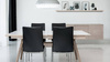 Dining table #11 SKOVBY black