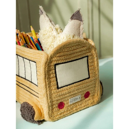 Kosz Lorena Canals BUS żółty