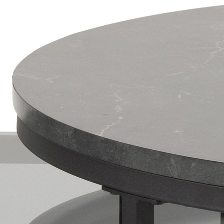 Coffee Table CANYON Unique matt black