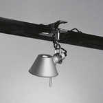 ARTEMIDE Tolomeo Pinza Micro LED lamp, silver