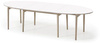 Dining table #78 SKOVBY brown