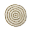 Round bath mat cream (120x120cm)