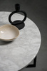 Coffee table IGNE FURNITURE MOON 40 cm white