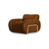 Arc lounge fauteuil, frame sand, royal velvet, caramel