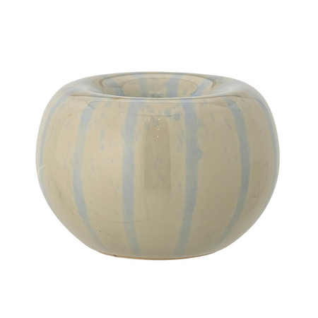Agate Votive, Yellow, Stoneware