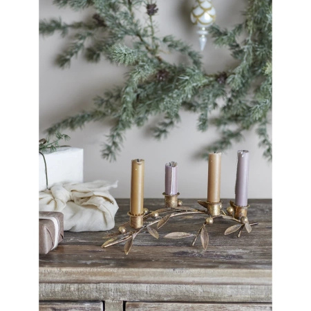 Świecznik Bloomingville MIRABEL złoty