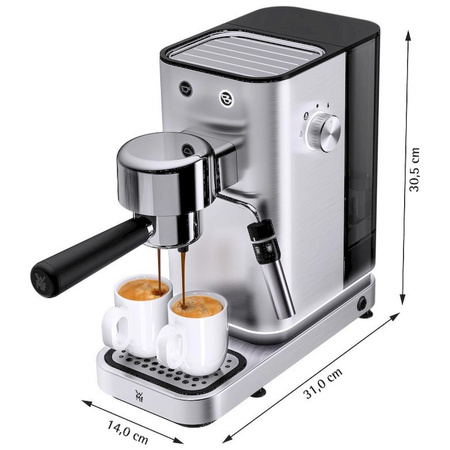 WMF LUMERO silver pod coffee maker