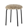 Linard Stool, Brown, Polyester