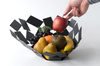 ALESSI Stanza Dello Scirocco Basket Large Oblong Black