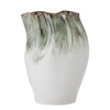 Nisha Vase, Green, Stoneware
