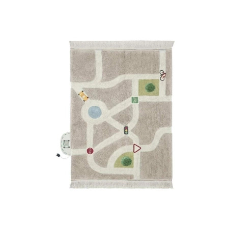 Dywan bawełniany Lorena Canals ECO CITY beżowy 200 x 300 cm