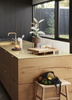 HÜBSCH GROUND stool natural
