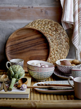 Maya Bowl, Purple, Stoneware