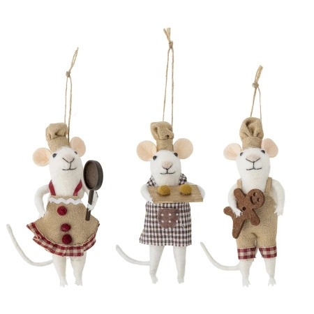 Peo Ornament, Brown, Wool
