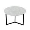 Coffee table IGNE FURNITURE MOON 80 cm white