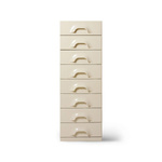 Chest of 8 drawers, cream
