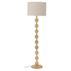 Giacoma Floor Lamp, Nature, Rubberwood