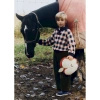 Poduszka Lorena Canals FARM beżowo czerwona