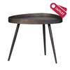 CRUDE antique brown table size M (outlet)