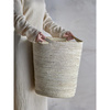 Selena Basket, White, Jute