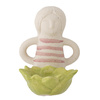 Clarabel Votive, Green, Stoneware