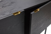 Komoda na nogach Hübsch BLACK (outlet)
