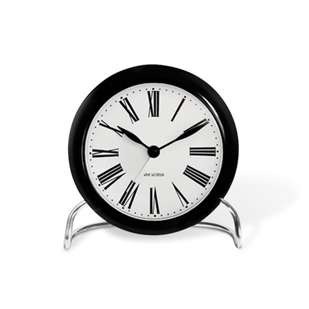 Zegar rzymski Rosendahl Arne Jacobsen Roman Ø11 czarno biały