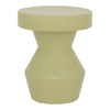 side table Sculptural pale green